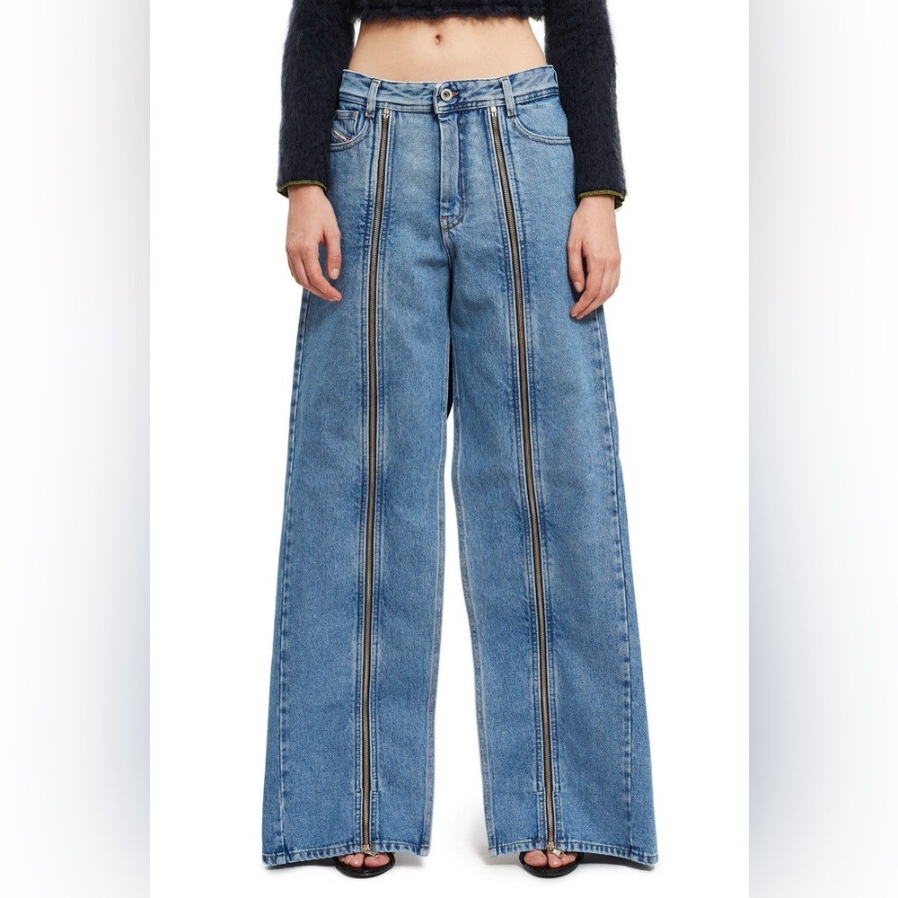 NWT Diesel Red Tag X Shayne Oliver Wide Leg Jeans